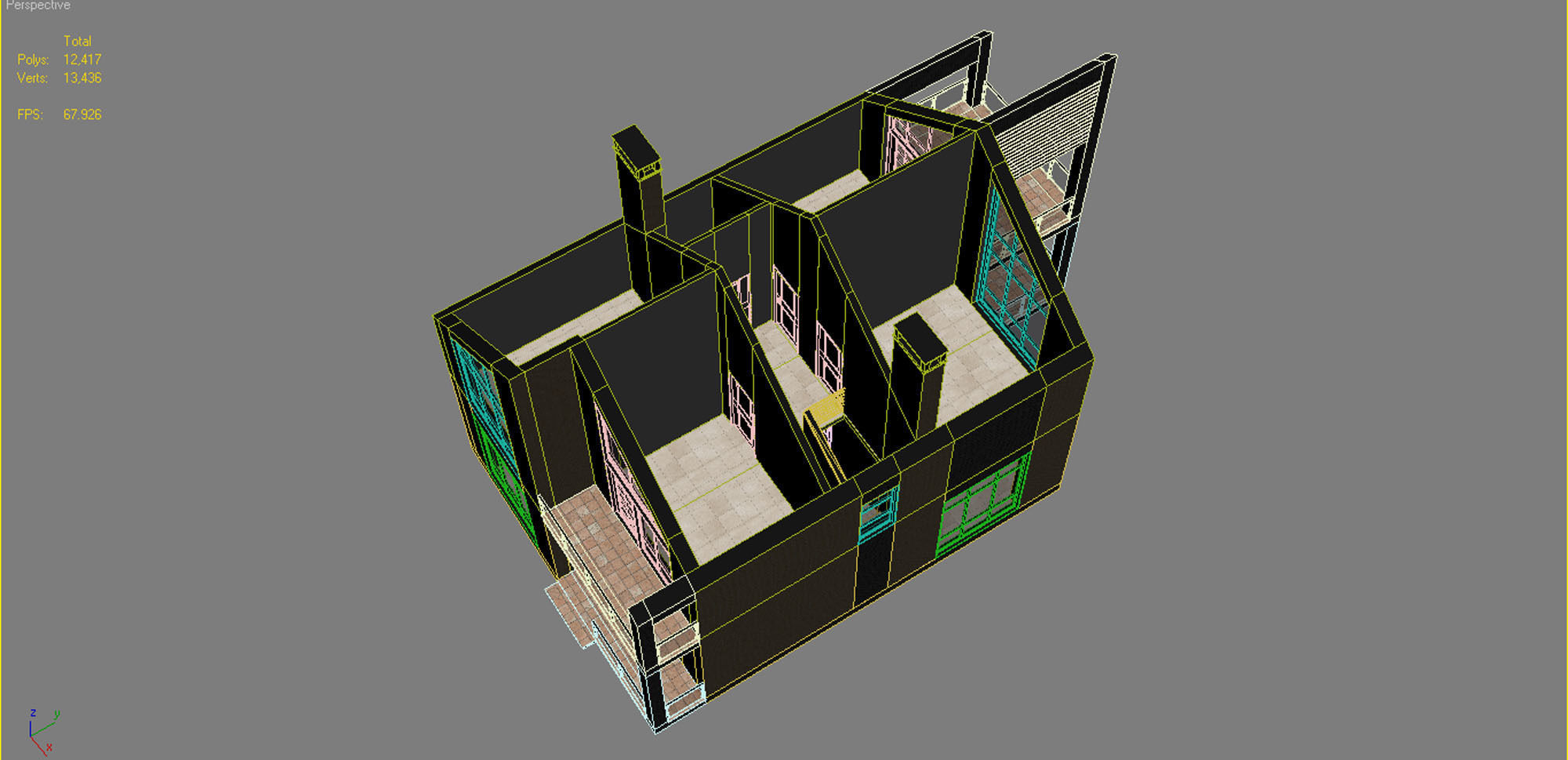 House With Interior 3 3D model_17