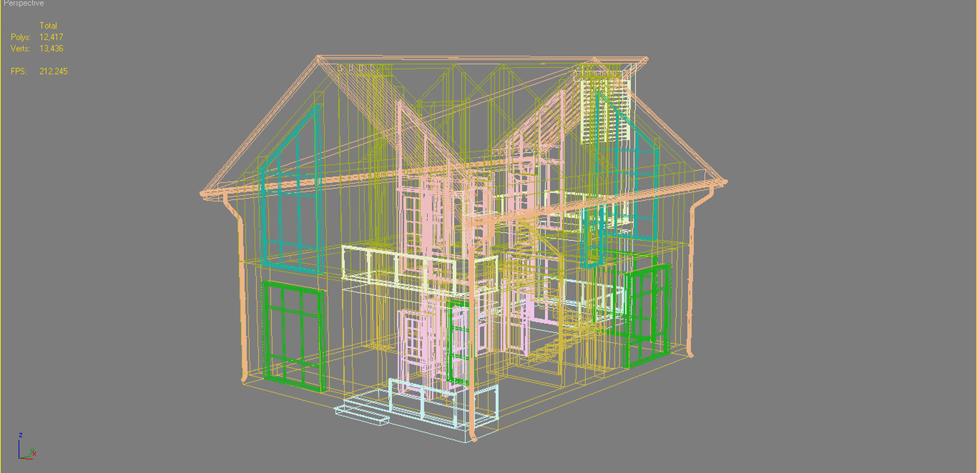 House With Interior 3 3D model_18