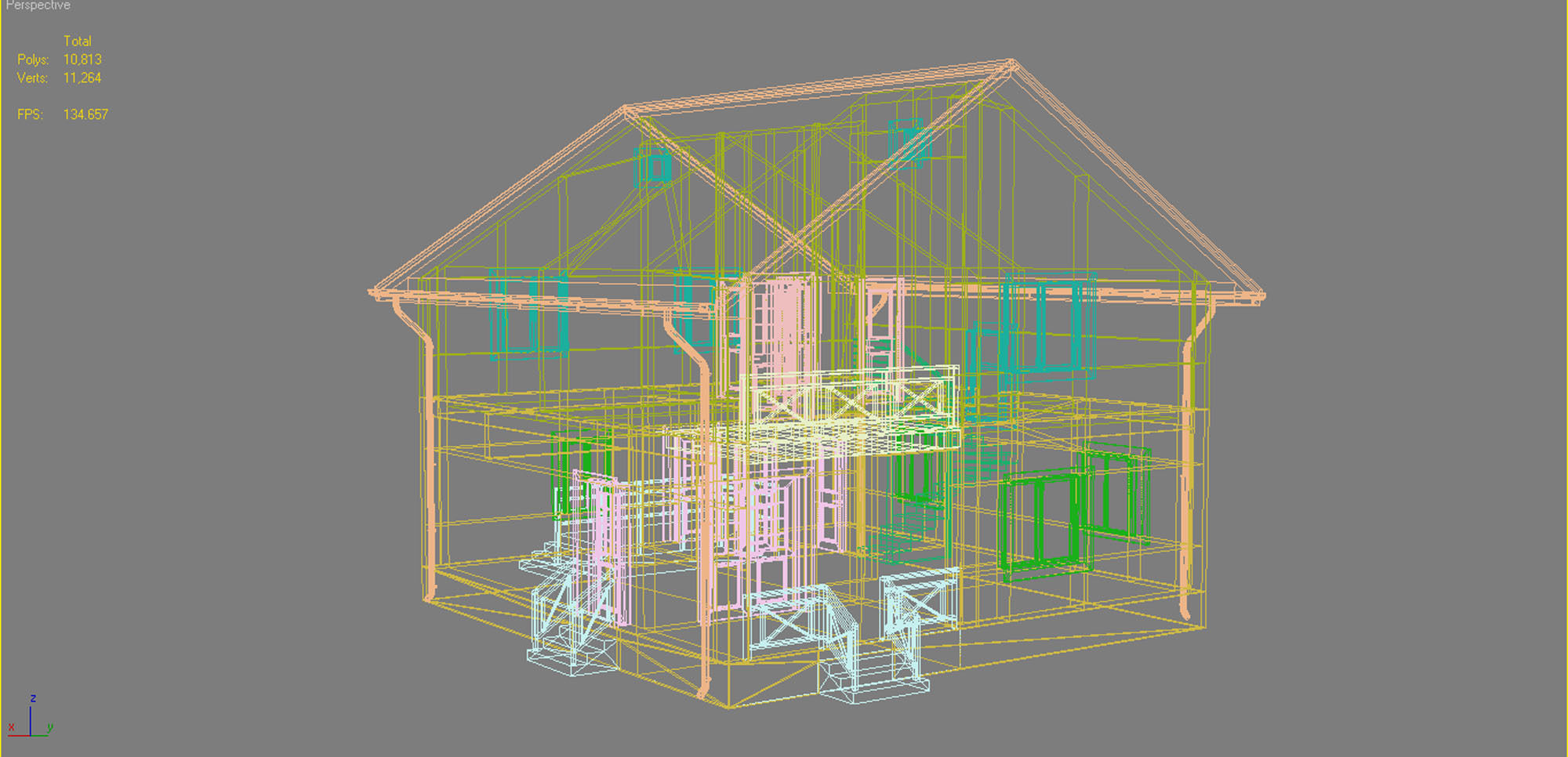 House With Interior 4 3D model_18