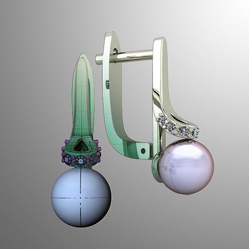 Earrings 43 3D print model_1