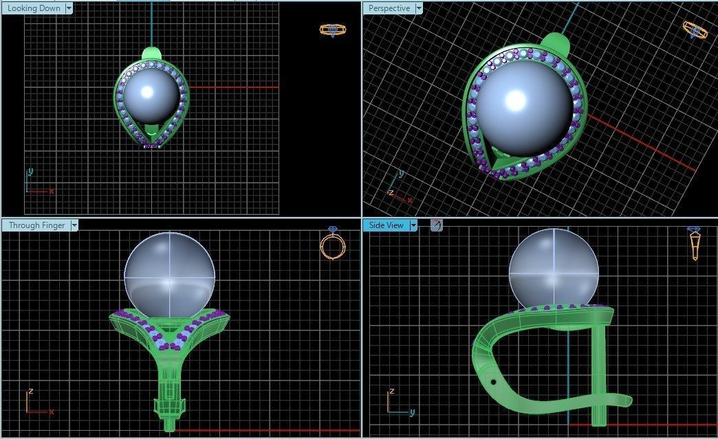 Earrings 44 3D print model_6