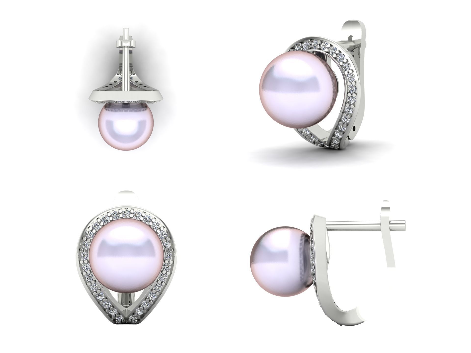 Earrings 44 3D print model_5