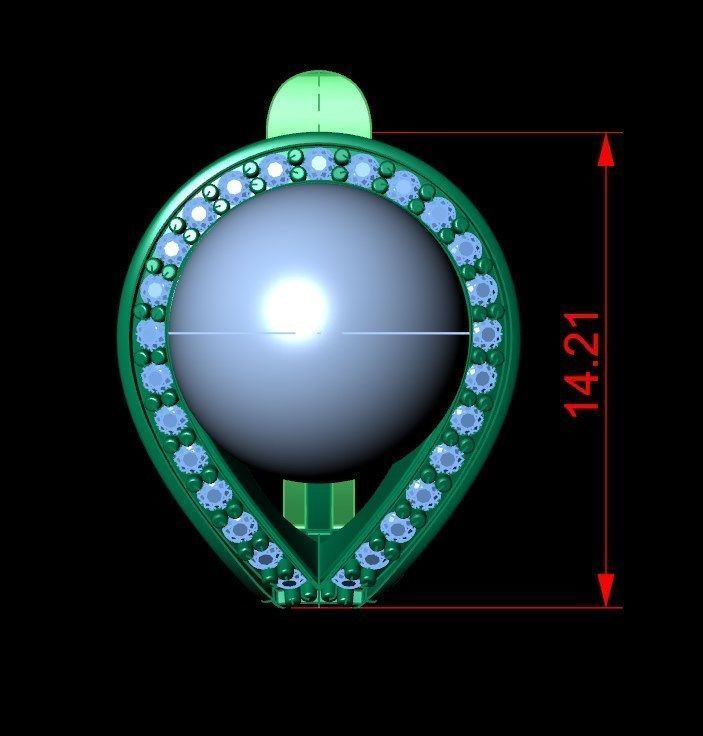 Earrings 44 3D print model_12