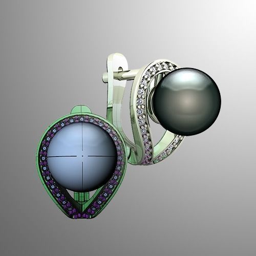 Earrings 44 3D print model_1