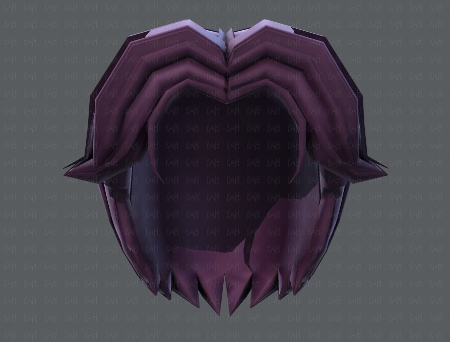 3D Hair style for boy V41 Low-poly 3D model_39