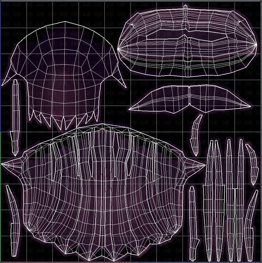 3D Hair style for boy V41 Low-poly 3D model_45