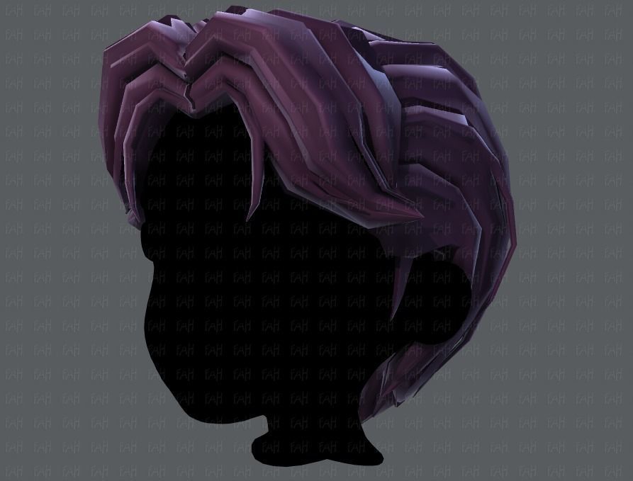 3D Hair style for boy V41 Low-poly 3D model_24