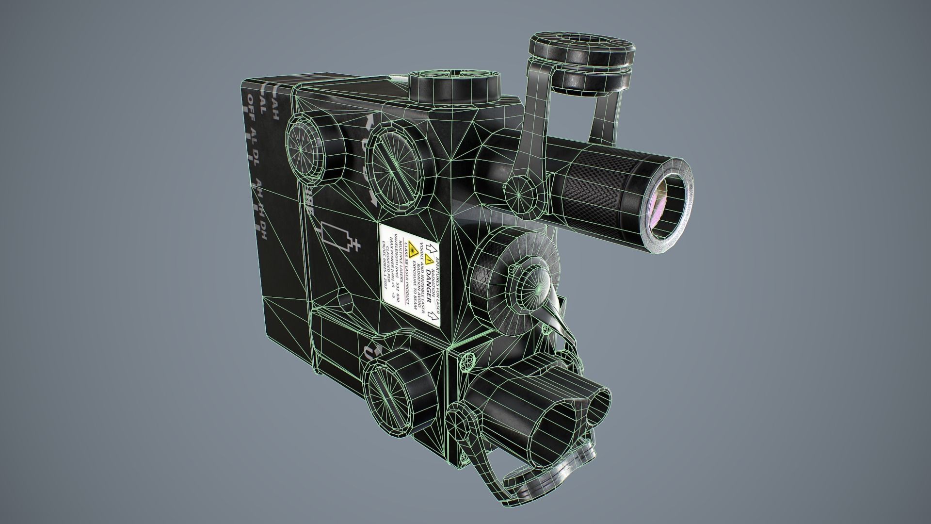 Aiming Laser DBAL-A3 Low-poly 3D model_22