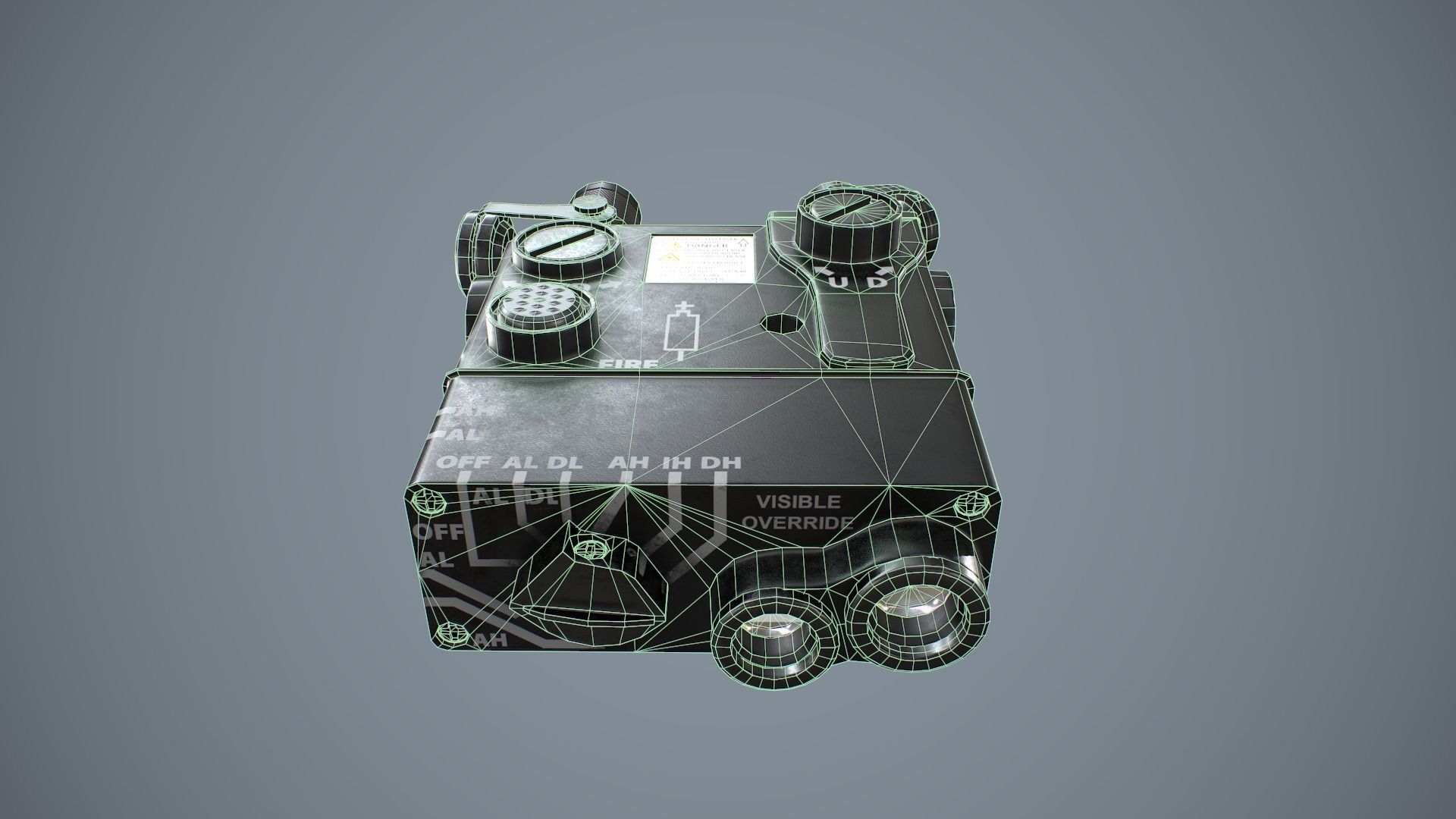 Aiming Laser DBAL-A3 Low-poly 3D model_16