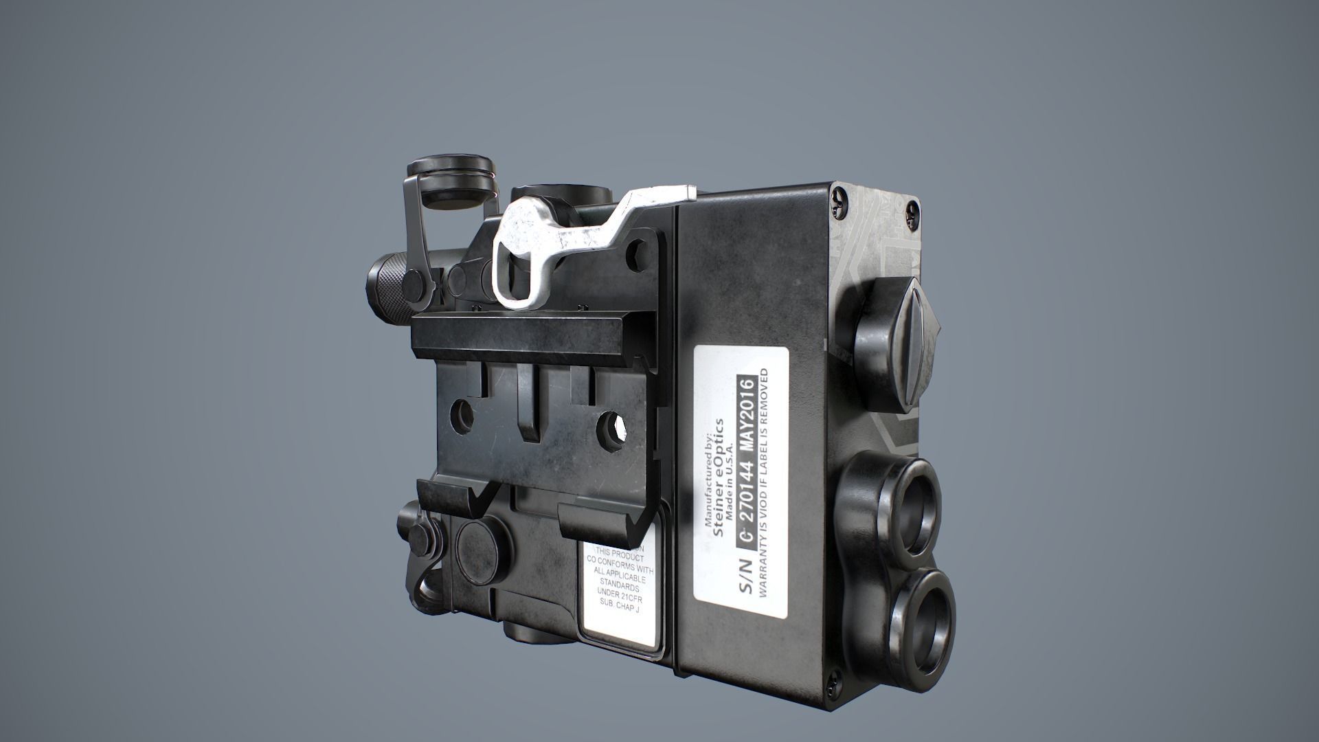 Aiming Laser DBAL-A3 Low-poly 3D model_10