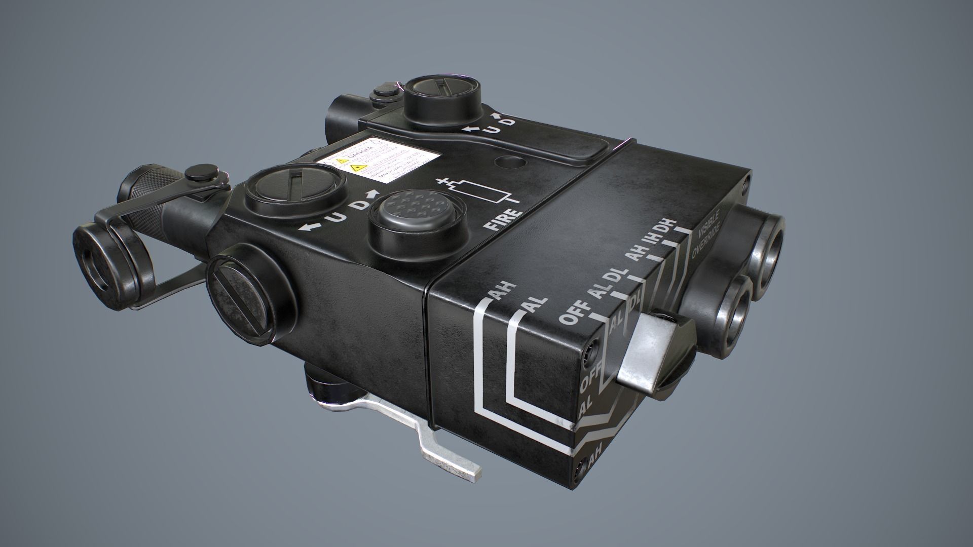 Aiming Laser DBAL-A3 Low-poly 3D model_1