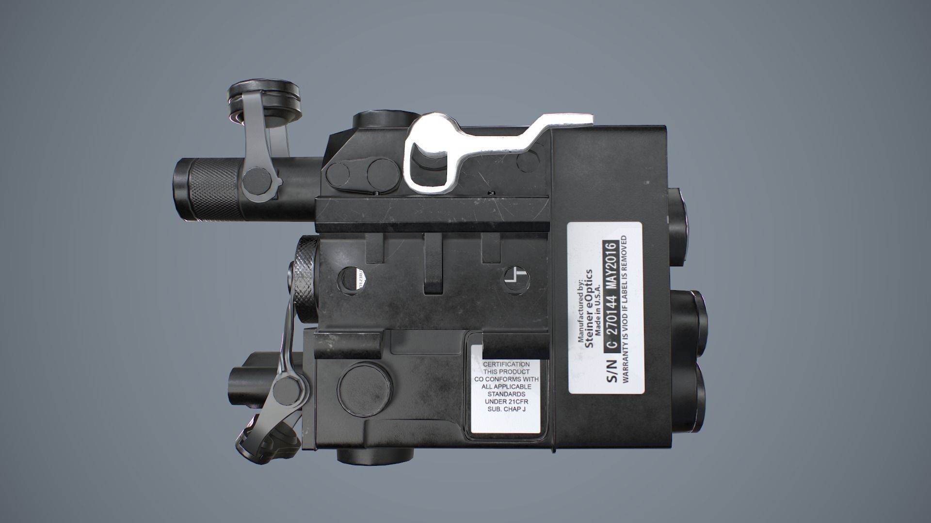 Aiming Laser DBAL-A3 Low-poly 3D model_9