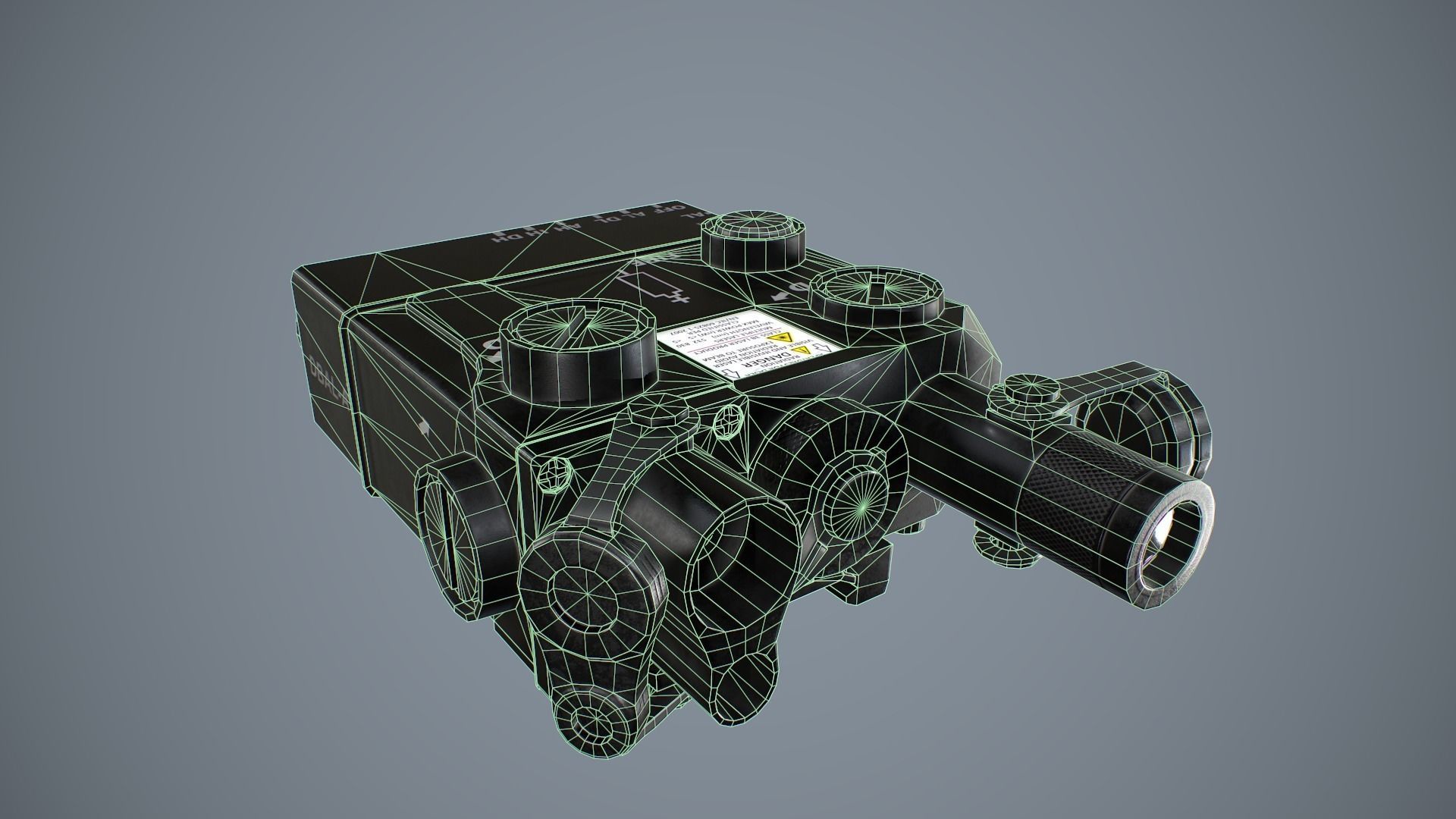 Aiming Laser DBAL-A3 Low-poly 3D model_18