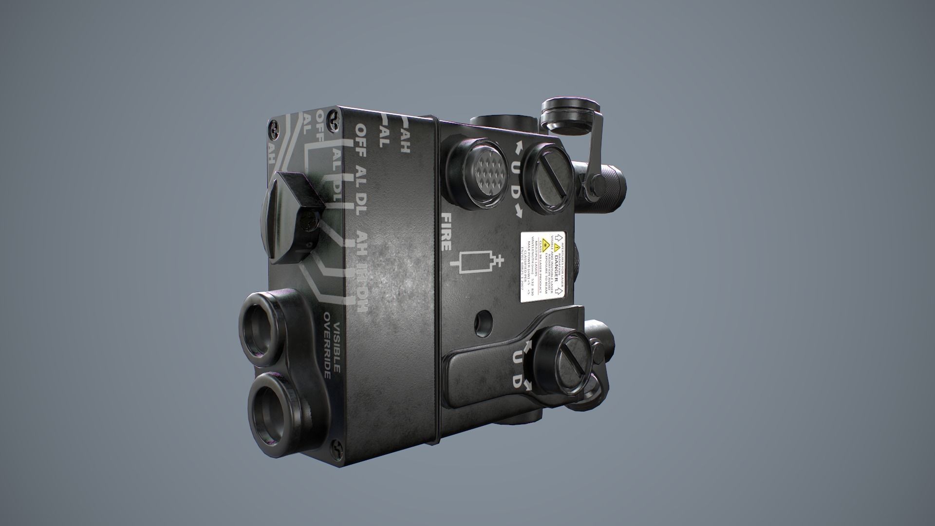 Aiming Laser DBAL-A3 Low-poly 3D model_11