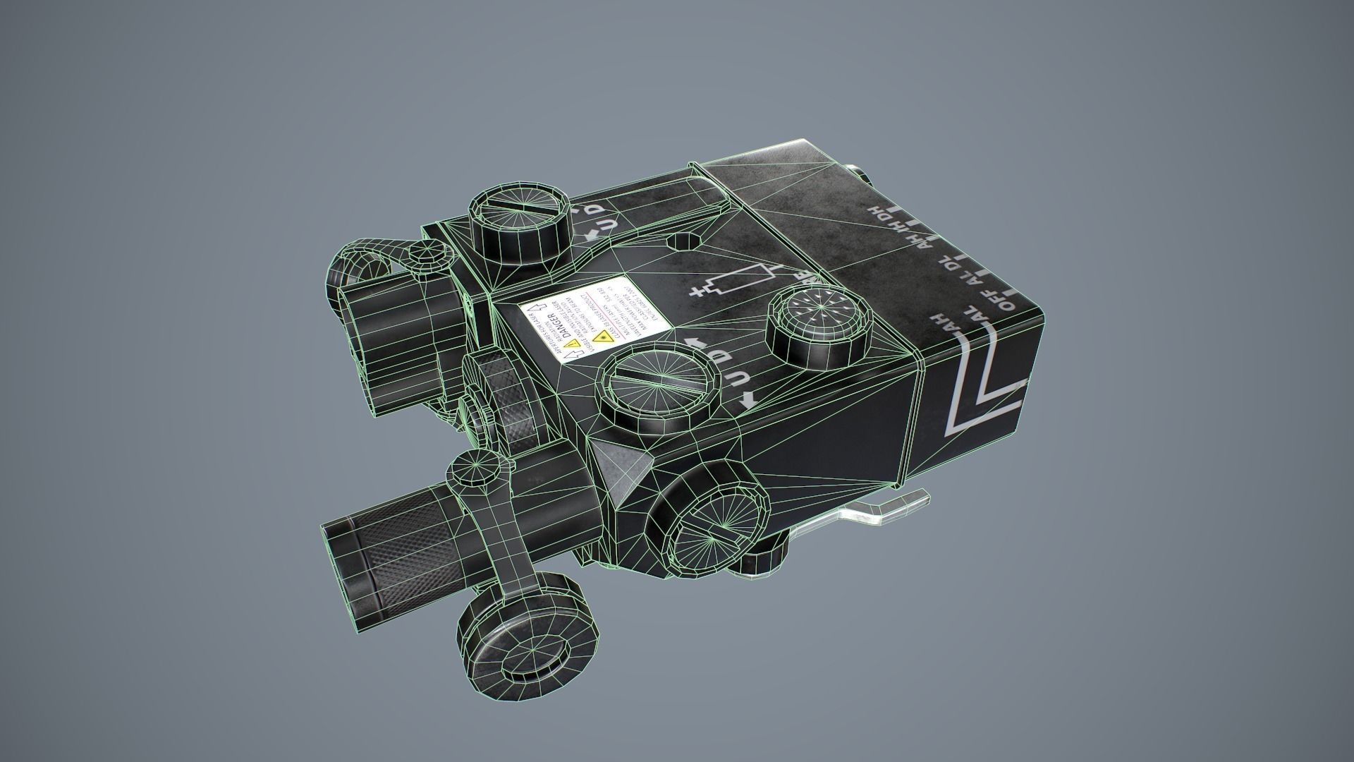 Aiming Laser DBAL-A3 Low-poly 3D model_14