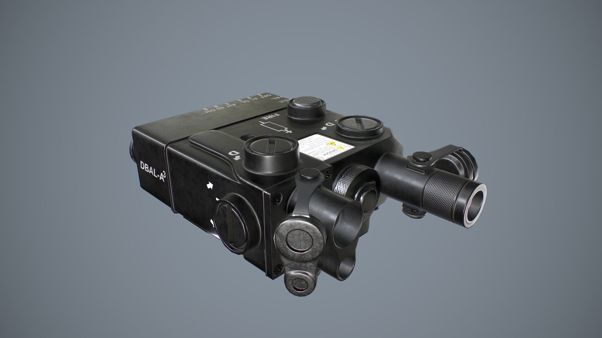 Aiming Laser DBAL-A3 Low-poly 3D model_5