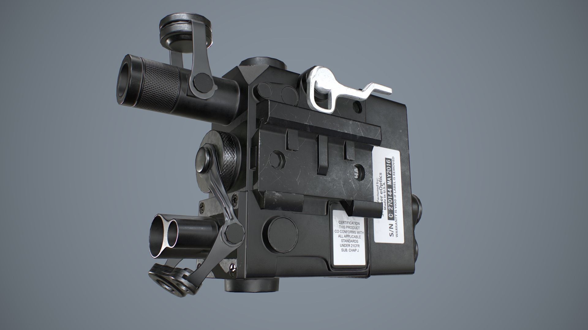 Aiming Laser DBAL-A3 Low-poly 3D model_8