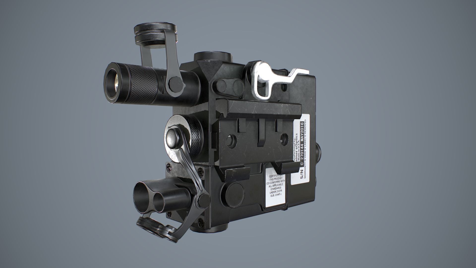 Aiming Laser DBAL-A3 Low-poly 3D model_13