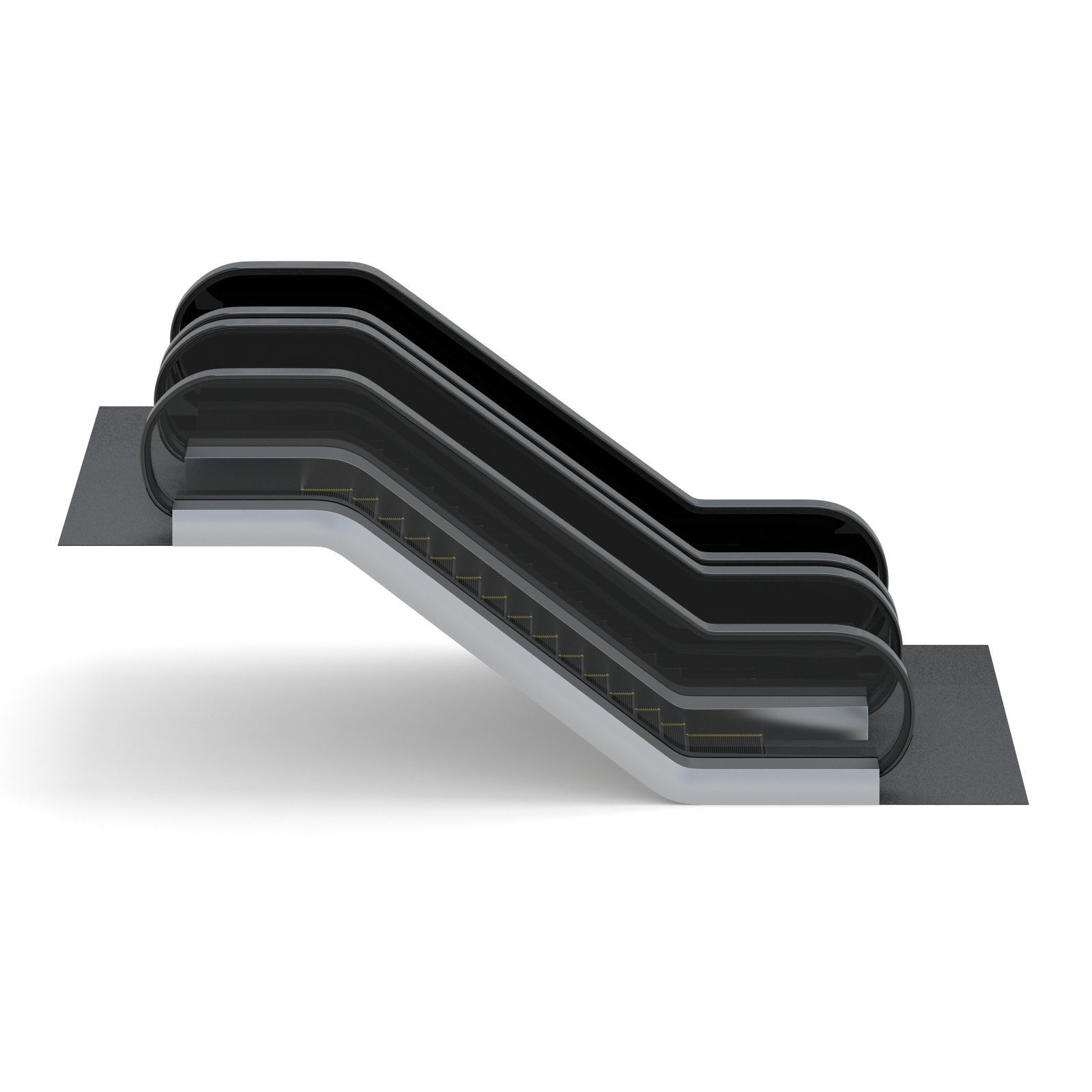 Dual Escalator 3D model_4