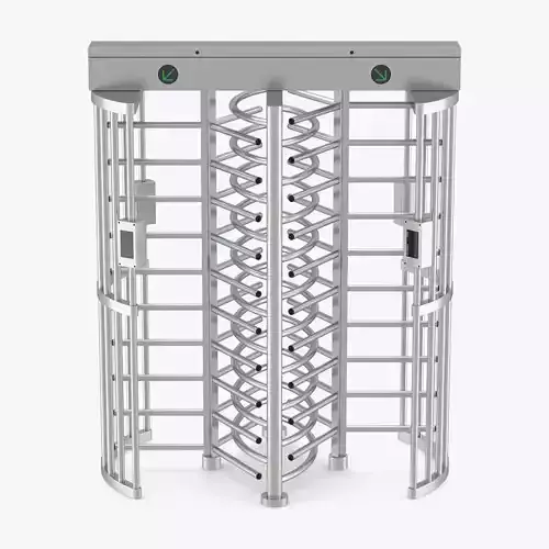 Turnstile Dual Gate Full Height 3D model