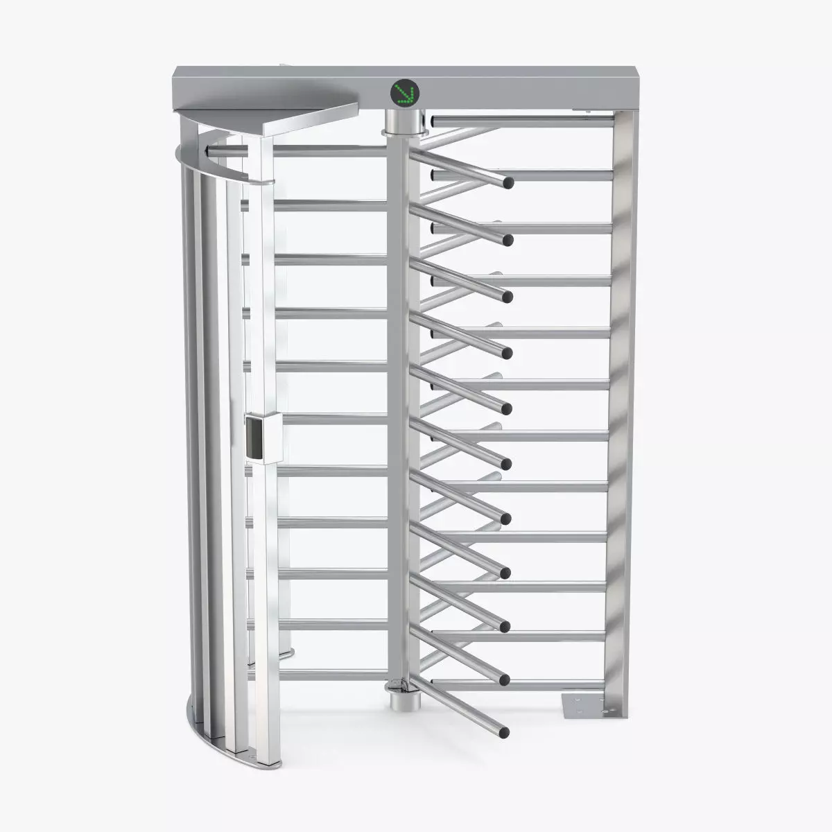 Turnstile Single Gate Full Height 3D model