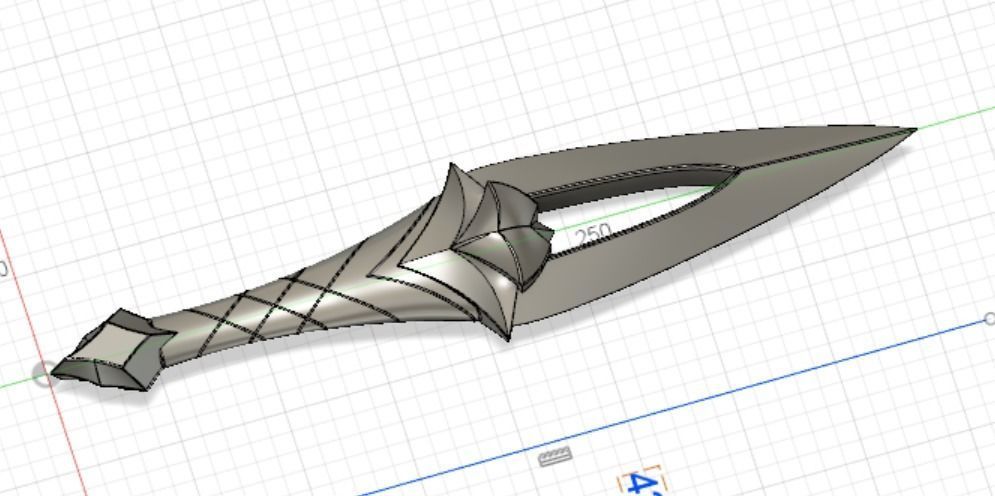 Akali KDA s Kunai  Kama 3D PRINTING FILES cosplay 3D print model_5