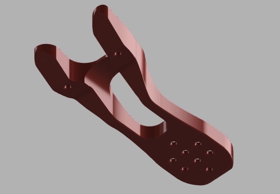 Canyon Garmin Mount for H11 and H36 Aero Cockpit 3D print model_4