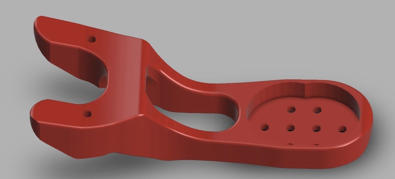 Canyon Garmin Mount for H11 and H36 Aero Cockpit 3D print model_7