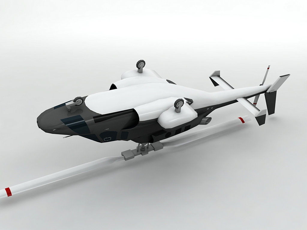 3D model Airwolf Helicopter VR / AR / lowpoly CGTrader