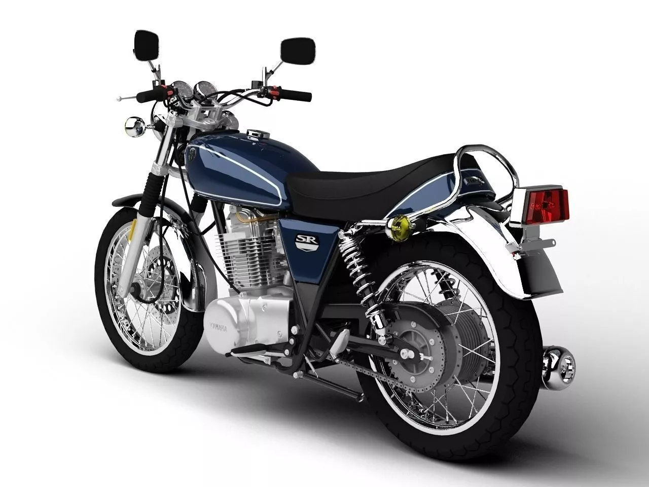 Yamaha SR400 2015 3D model | CGTrader