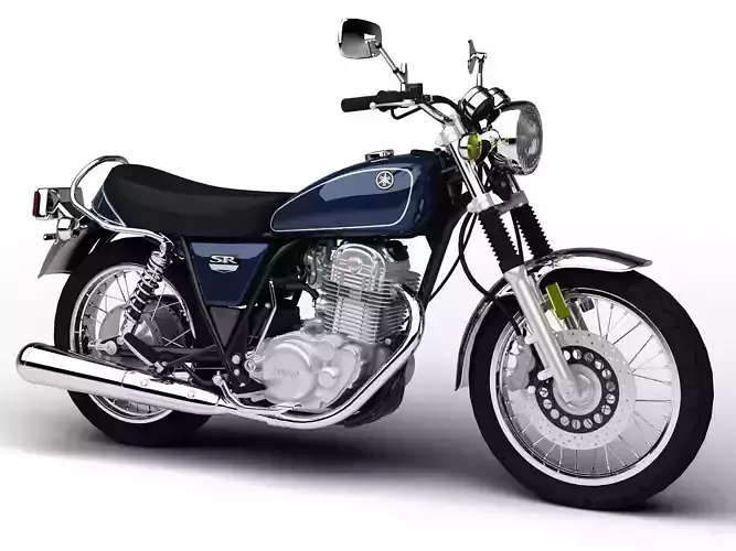 Yamaha SR400 2015 3D model
