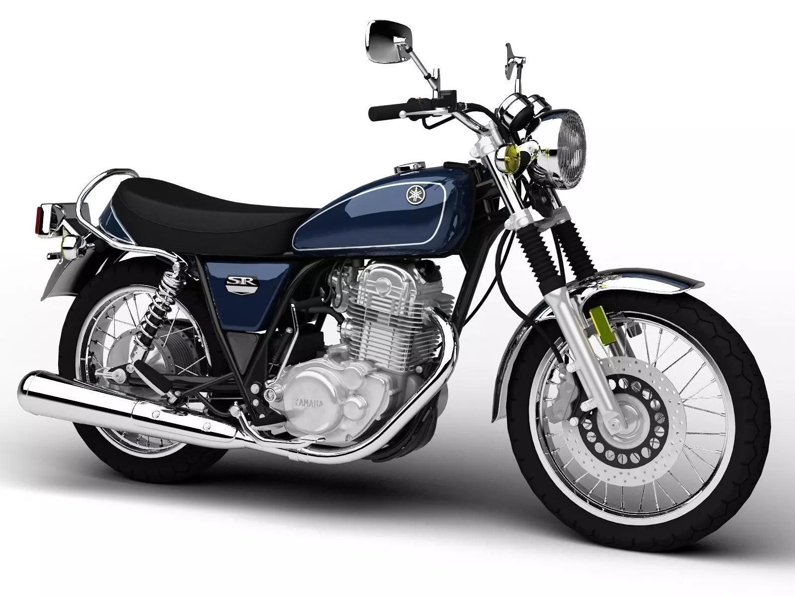 Yamaha SR400 2015 3D model_0
