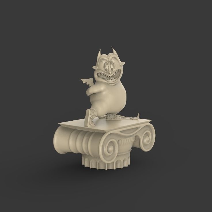 Pain figurine 3D Model 3D printable .stl