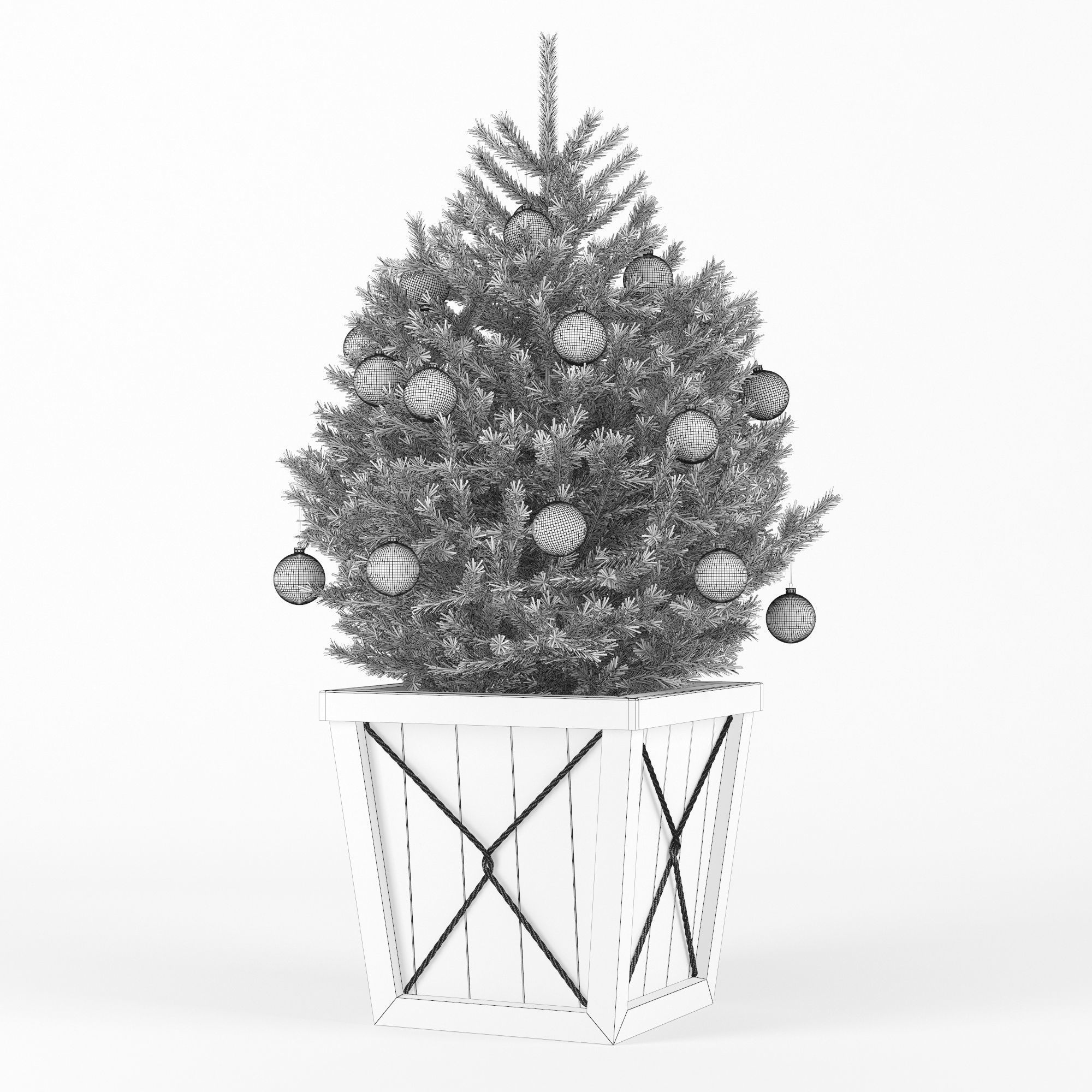 Christmas tree 02 3D model_5