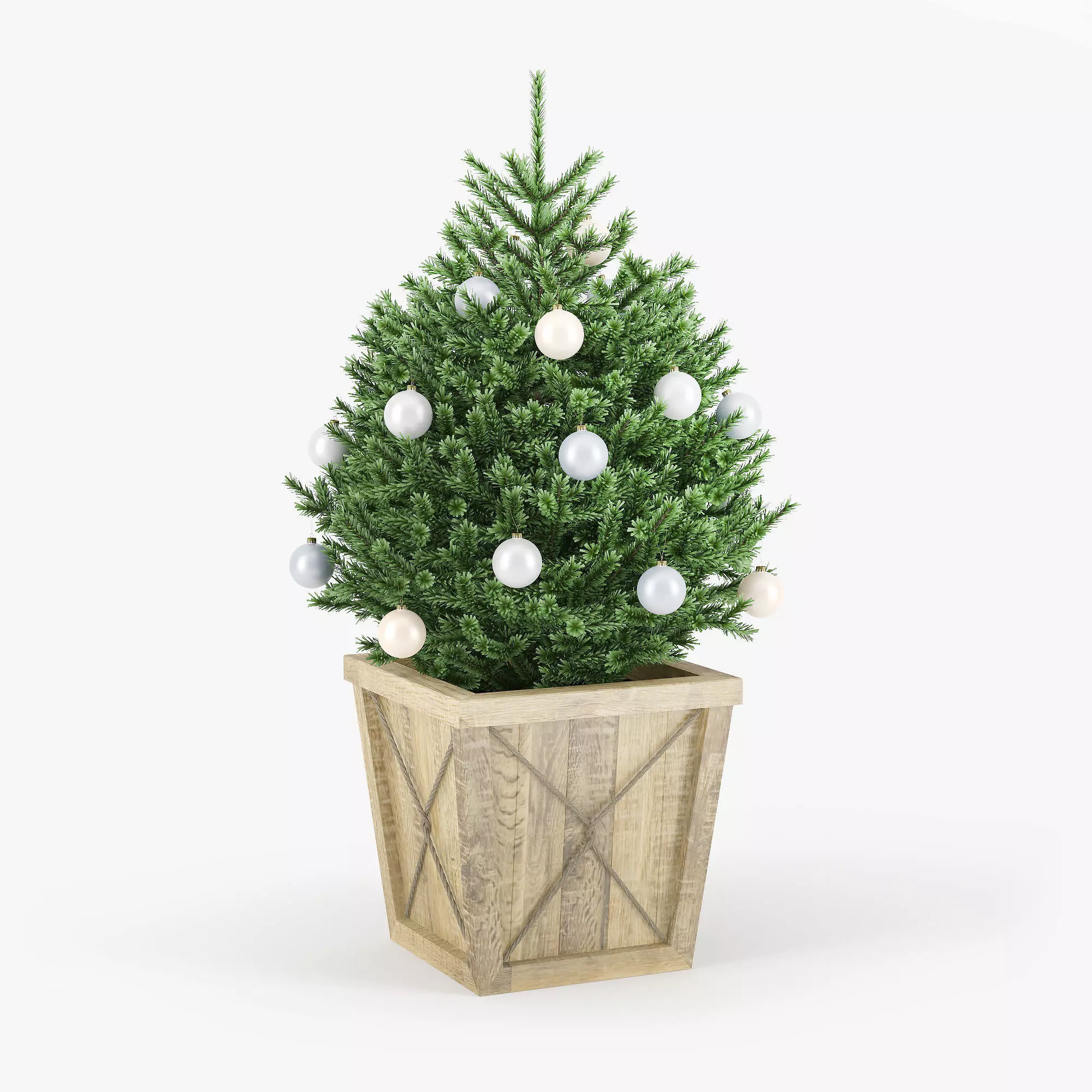 Christmas tree 02 3D model_0