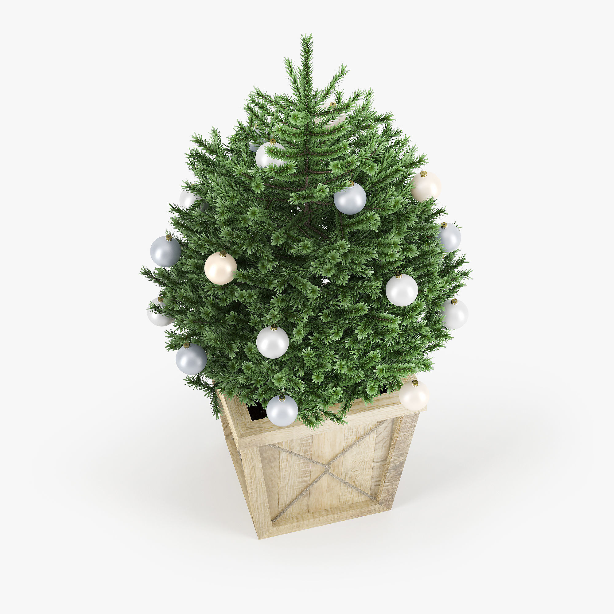 Christmas tree 02 3D model_3