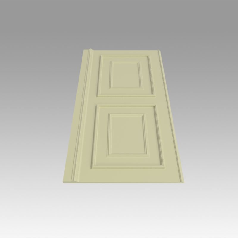 Wainscot 3D model_7