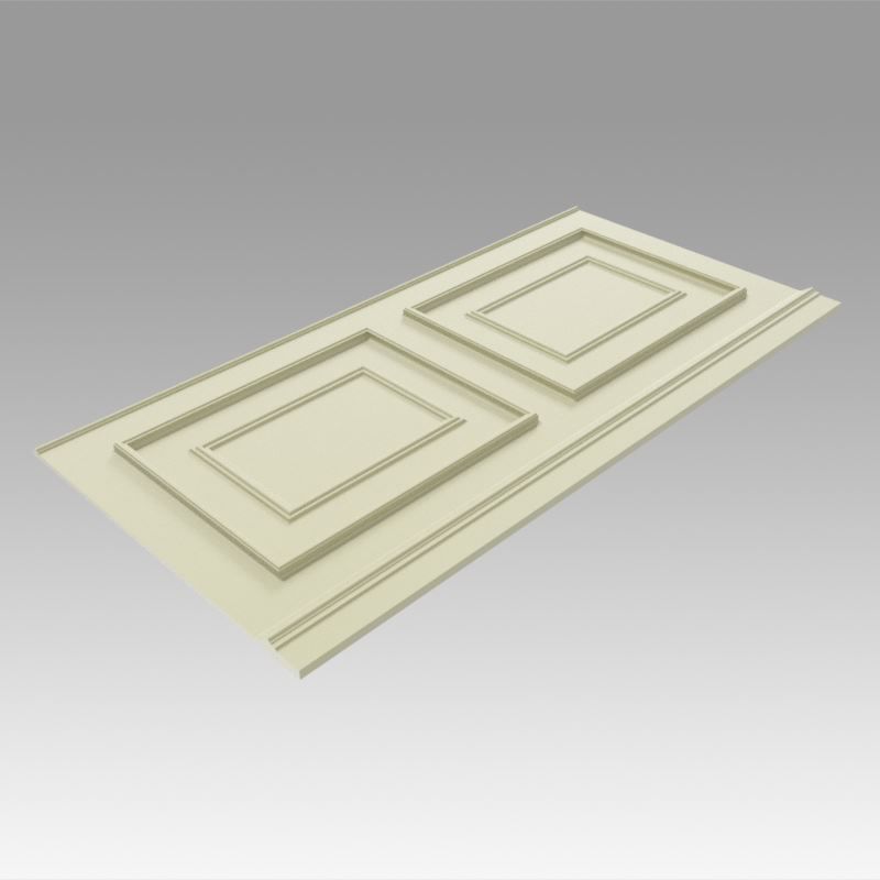 Wainscot 3D model_4
