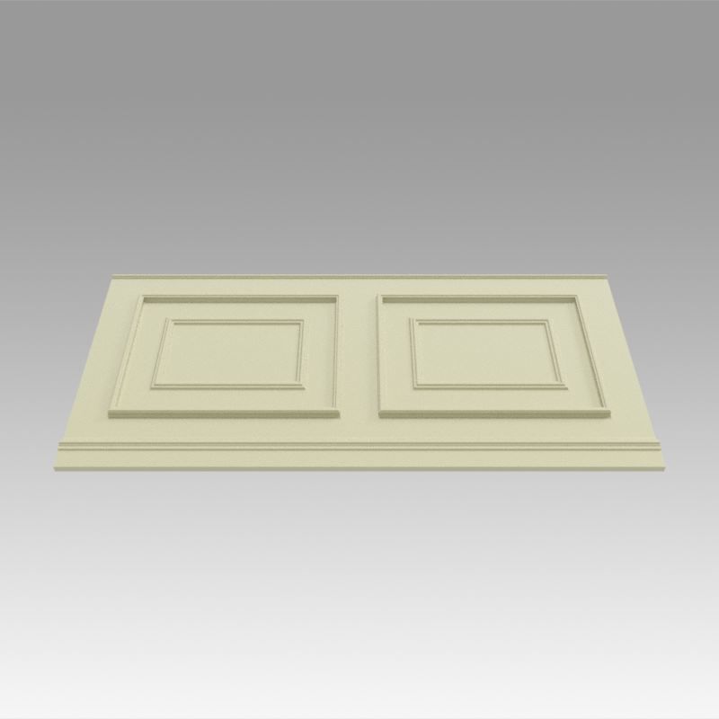 Wainscot 3D model_5