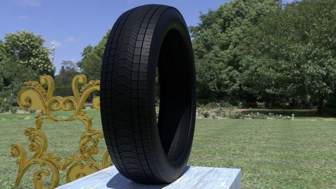 ORTAS TIRE NO 1 GAME READY AND 3D PRINTABLE 3D print model