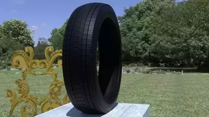 ORTAS TIRE NO 1 GAME READY AND 3D PRINTABLE 3D print model