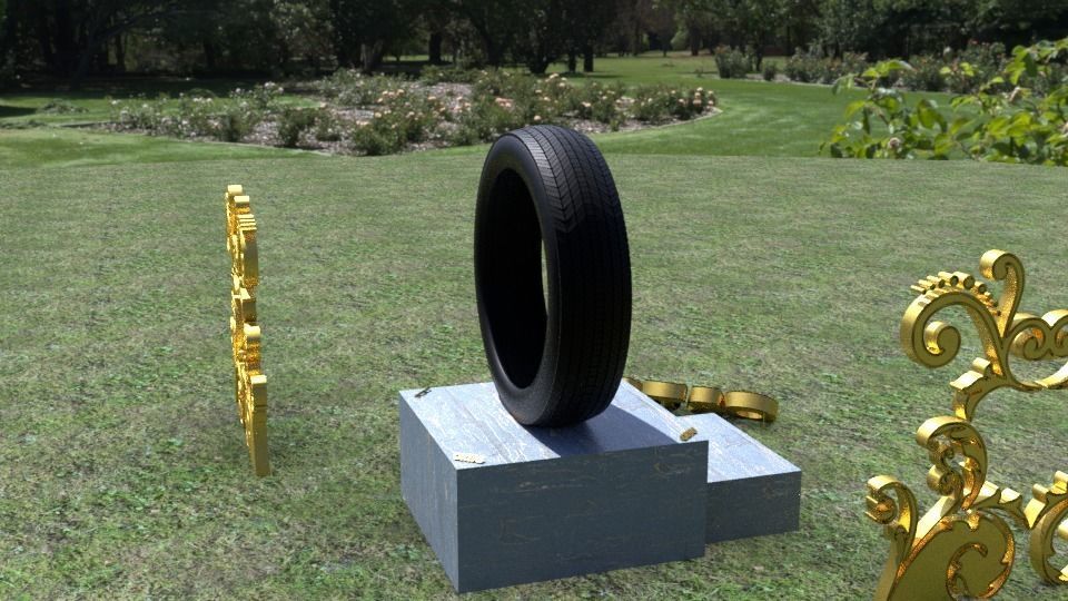 ORTAS TIRE NO 3 GAME READY AND 3D PRINTABLE 3D print model_15
