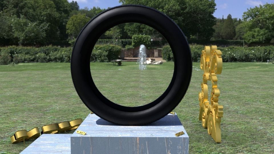 ORTAS TIRE NO 3 GAME READY AND 3D PRINTABLE 3D print model_6