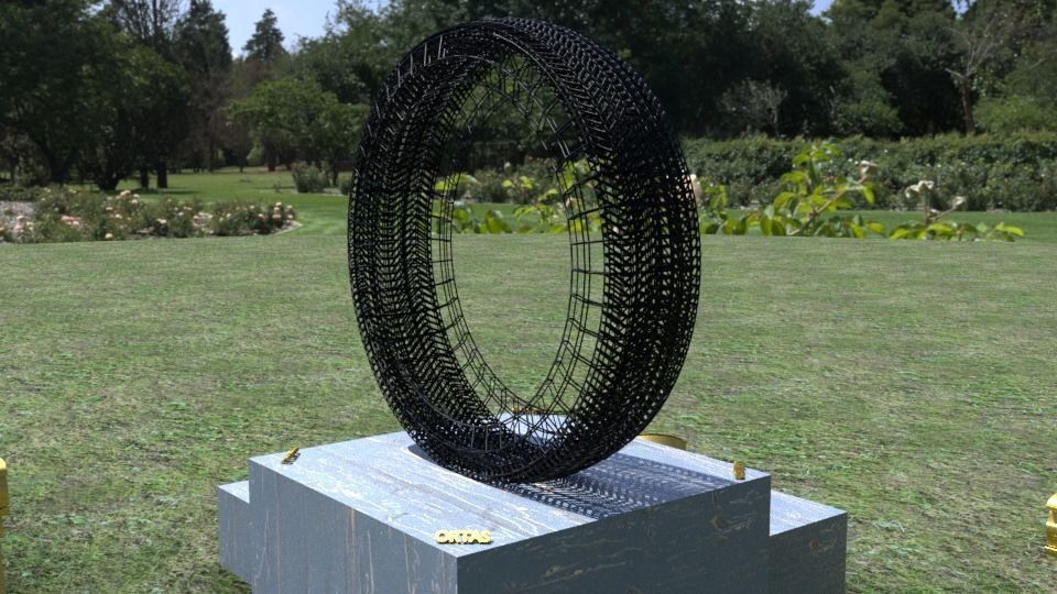 ORTAS TIRE NO 3 GAME READY AND 3D PRINTABLE 3D print model_10