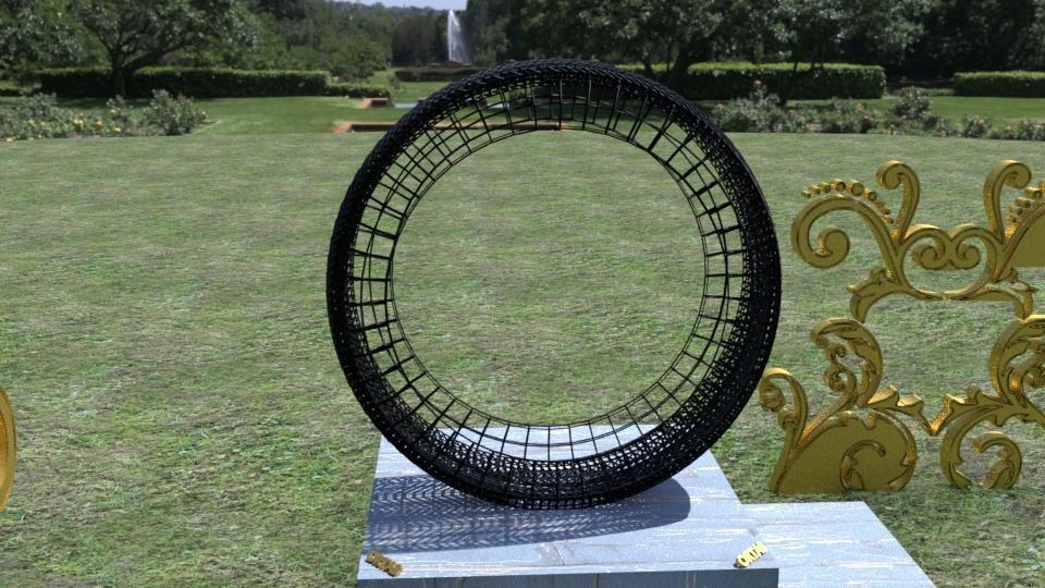 ORTAS TIRE NO 3 GAME READY AND 3D PRINTABLE 3D print model_12