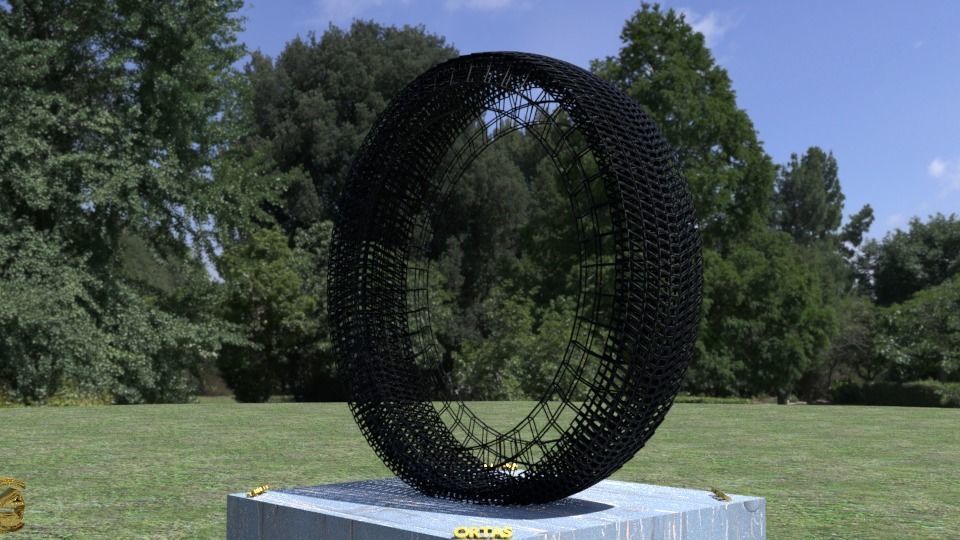 ORTAS TIRE NO 8 GAME READY AND 3D PRINTABLE 3D print model_3