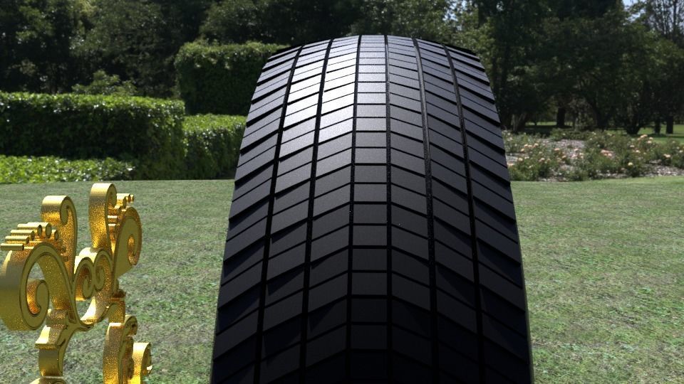 ORTAS TIRE NO 8 GAME READY AND 3D PRINTABLE 3D print model_10