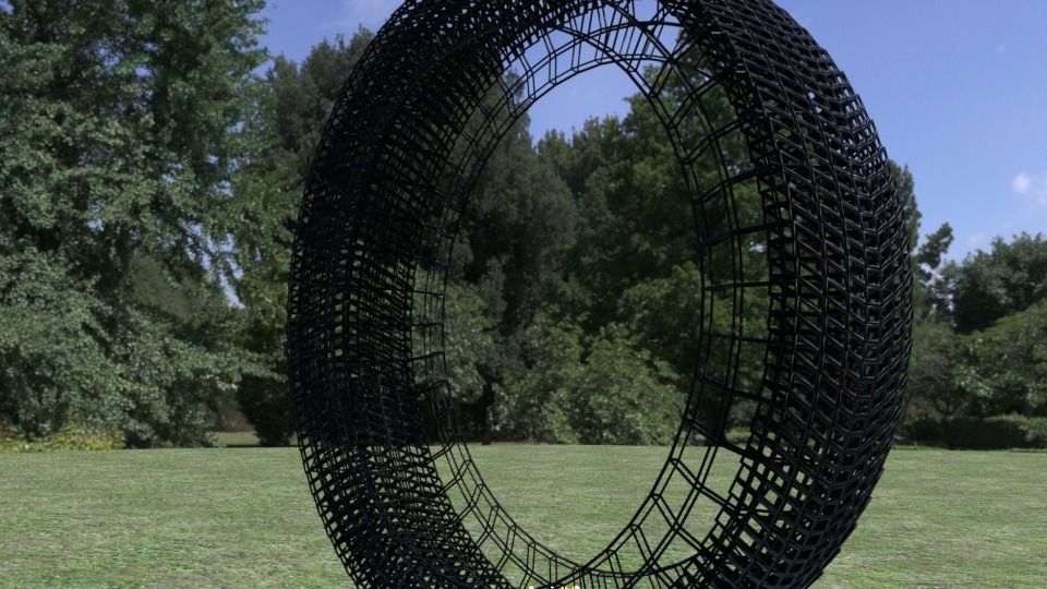 ORTAS TIRE NO 8 GAME READY AND 3D PRINTABLE 3D print model_4