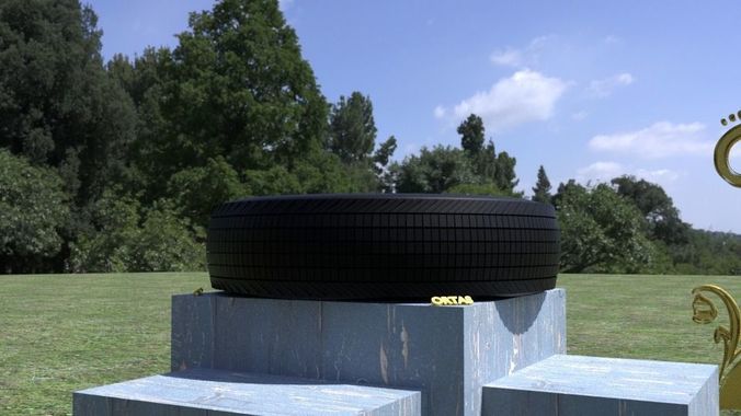 ORTAS TIRE NO 9 GAME READY AND 3D PRINTABLE 3D print model