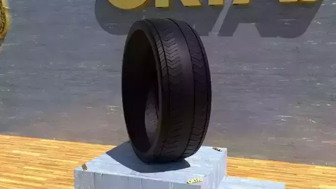ORTAS TIRE NO 13 GAME READY AND 3D PRINTABLE 3D print model